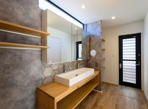 藤方の家-Ⅱ（洗面脱衣室）